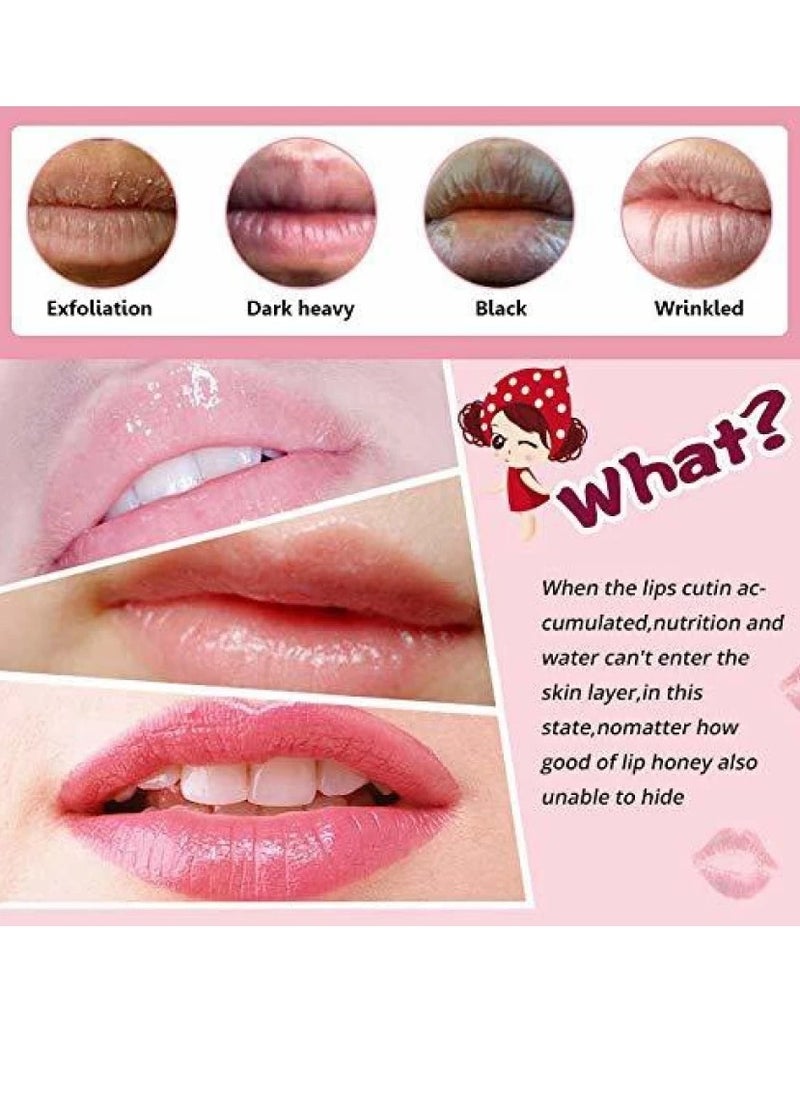 BARUBT - Smoothing Whitening Pinky Lip Mask Lip Sleeping Mask for Pink Lips Tinted Lip Balm for Soothing Moisturizing Hydrating Lip Oil for Smooth and Soft Lips Overnight Lip Care Mask Lip Plumper Balm 8.5g - Image 1