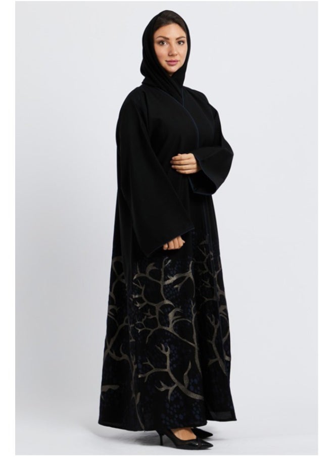 Evva Evva Luxury Saudi Abaya for Women – Elegant Open Front Modest Wear in Premium Fabric – Ideal for Ramadan, Eid, and Everyday Elegance  - Image 2