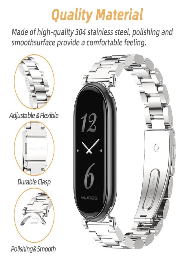 MIJOBS Strap for Xiaomi Mi Band 10/9/8 Breathable Replacement Strap for Mi Fit Band 9 SmartWatch Straps Wristband Bracelet for Women Men - Image 4