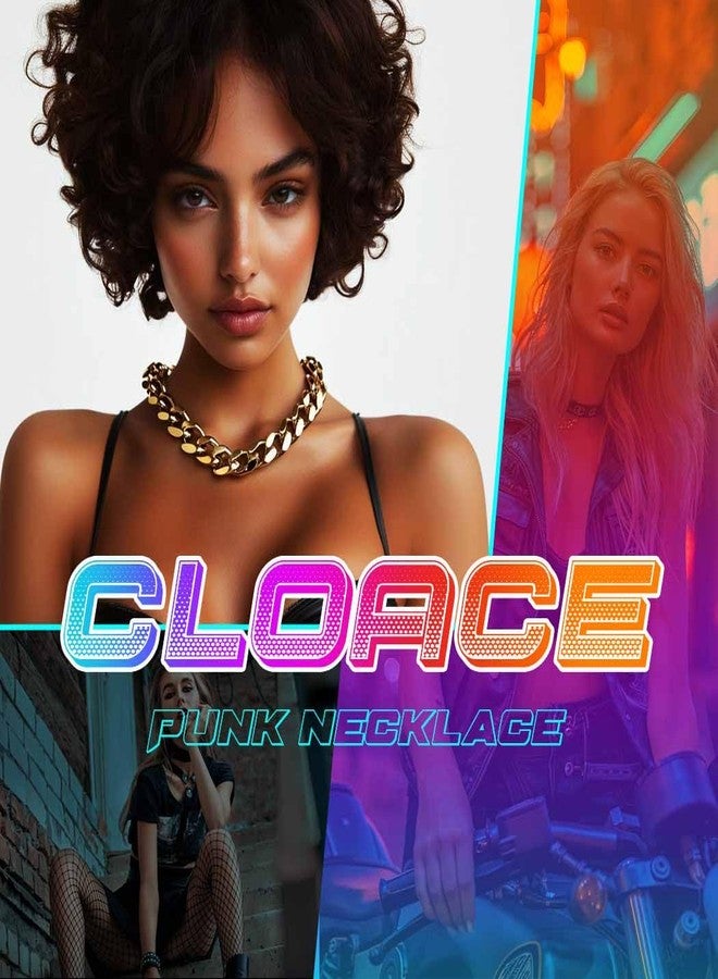 CLOACE Gold Pearl Choker Necklace Cuban Chunky Necklaces Chain Fashion Jewelry for Women - Image 3