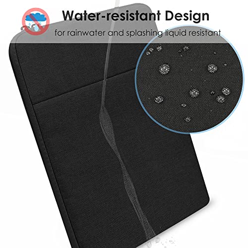 ProElife 13-Inch Laptop Sleeve Case for 2025-2022 MacBook Air 13.6 inch with M4 M3 M2 Chip and MacBook Pro 13'' M2 Chip Accessory Traveling Carrying Bag Water-Resistant Cover Simple Case (Black) - Image 5
