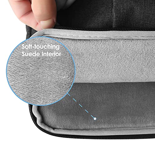 ProElife 13-Inch Laptop Sleeve Case for 2025-2022 MacBook Air 13.6 inch with M4 M3 M2 Chip and MacBook Pro 13'' M2 Chip Accessory Traveling Carrying Bag Water-Resistant Cover Simple Case (Black) - Image 4