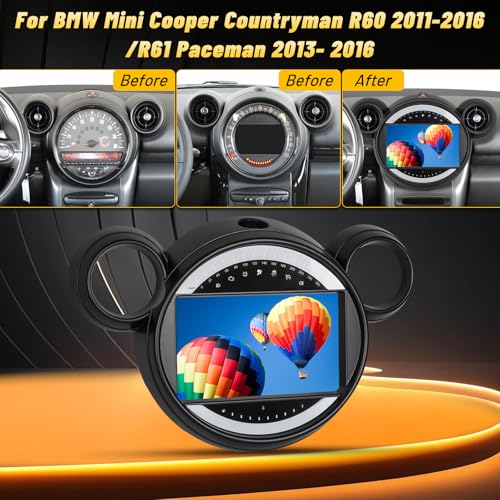 EKAT Upgrade 2G64G Car Stereo for BMW Mini Cooper Countryman R60 20112016R61 Paceman 20132016 with Wireless CarplayAndroid Auto 9 Inch Android Touchscreen Radio with WiFi GPS EQ SWC KPHMPH - Image 3