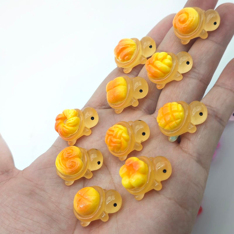 Nuanmu 42Pcs Miniature Resin Turtle 3D Figurines Glow in The Dark Garden Micro Desk Pets Dollhouse Decor for Decorating DIY Fish Tank Fridge Wall Art - Image 5