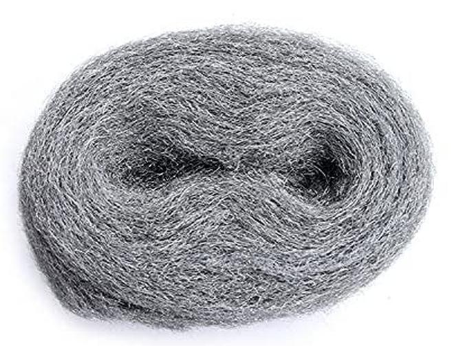 Florastic Grade 0000 Steel Wool Fine Wire Roll Pad for Glass Furniture Tray Metal Precision Tool Cleaning Polishing or Photography (Medium, 1.5m) - Image 1