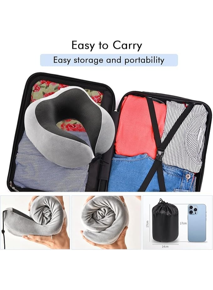 Hulk Travel Neck Pillow – Memory Foam for Comfortable Support While Sleeping on Plane - Image 3