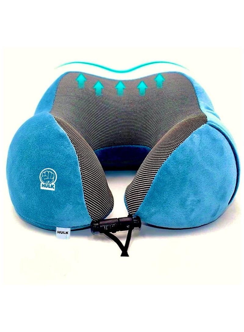 Hulk Travel Neck Pillow – Memory Foam for Comfortable Support While Sleeping on Plane - Image 1