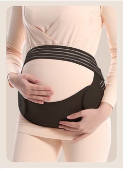 Beirui Maternity Belt 3 in 1 Maternity Support Maternity Belt Waistband / Back / Tummy Belt / Postpartum Recovery Belt Black Adjustable Size XL  - Image 1