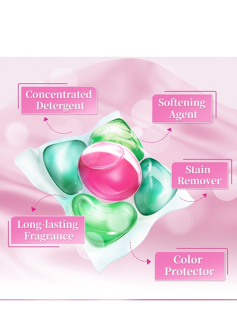 ar FUM ArFum PODS, 5-in-1 Laundry Detergent Capsules with Scent Booster, Detergent Concentrate, Softener, Color Protect, Powerful Stain Remover in 1 capsule, 16 Weeks Long-Lasting Fragrance, 42 Pods, Lily - Image 5