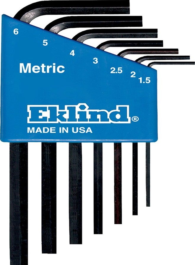 Eklind Tool EKLIND 10507 Hex-L Key allen wrench - 7pc set Metric MM sizes 1.5-6 Short series - Image 1