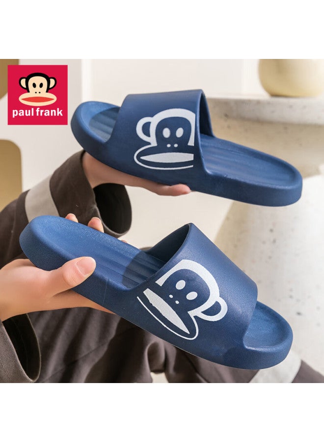 Paul Frank Paul Frank Big Mouth Monkey Thick-soled Soft Elastic Home Bathroom Shower Slippers Pf5728 Dark Blue 40-41  - Image 1