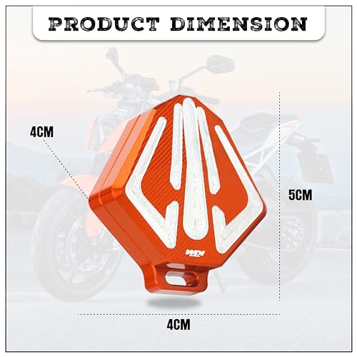 OBEROI'S TRADERS CNC Aluminum Motorbike Key Cover / Case Shell Protection Compatible for KTM Duke/ RC All Models - Image 5