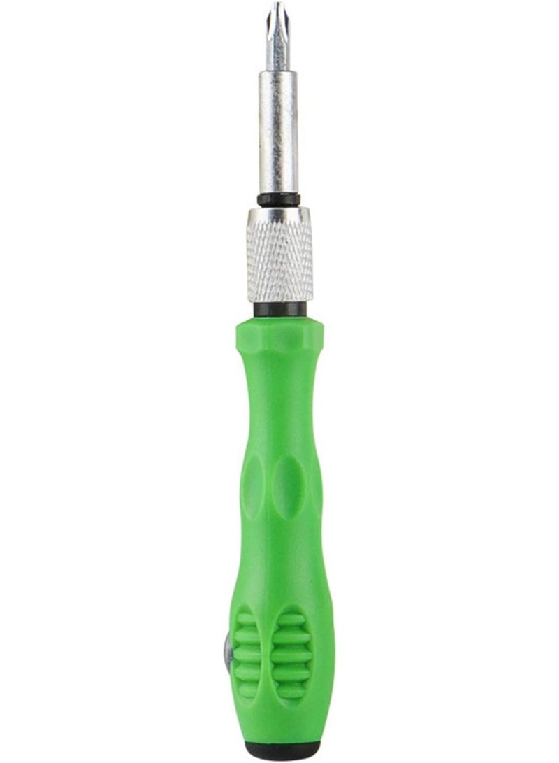 32 in 1 precision screwdriver set with compact design and comfortable handle, stainless steel materials, includes 30 different heads (slotted, phillips, torx, etc.) for phone, laptop, and electronic device maintenance, ideal for home and professional use with portable storage bag  - Image 5