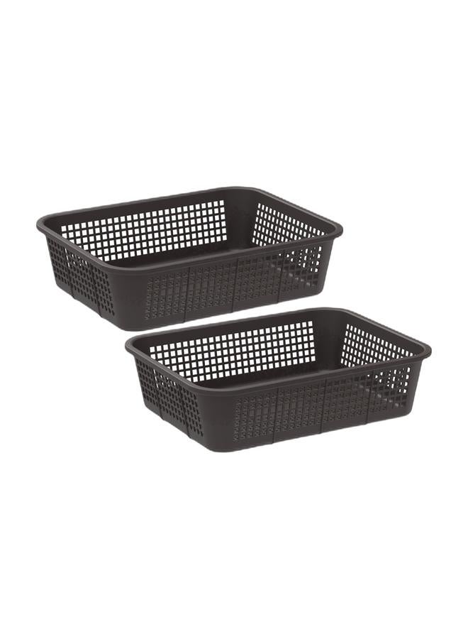 Cosmoplast سلة تخزين فواكه صغيرة (عبوة من 2) - Image 1