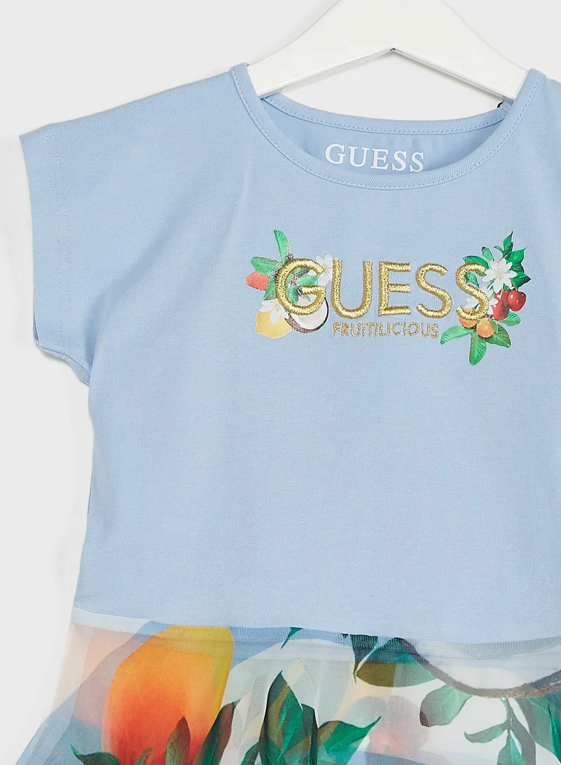 GUESS Kids Logo Top