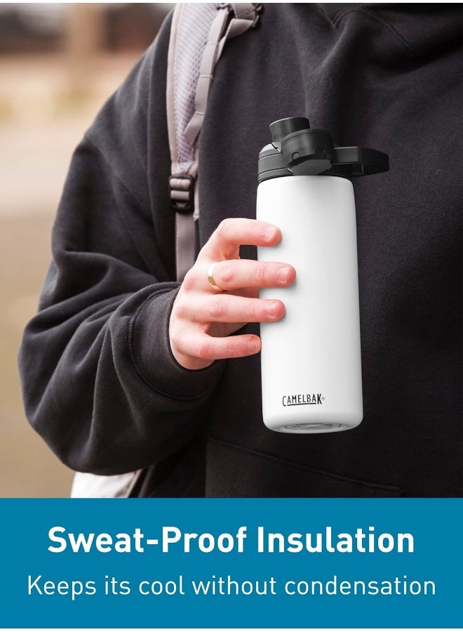 CAMELBAK زجاجة ماء كاملباك شوت ماغ SST معزولة بالفراغ 20 أونصة، بيضاء - Image 5