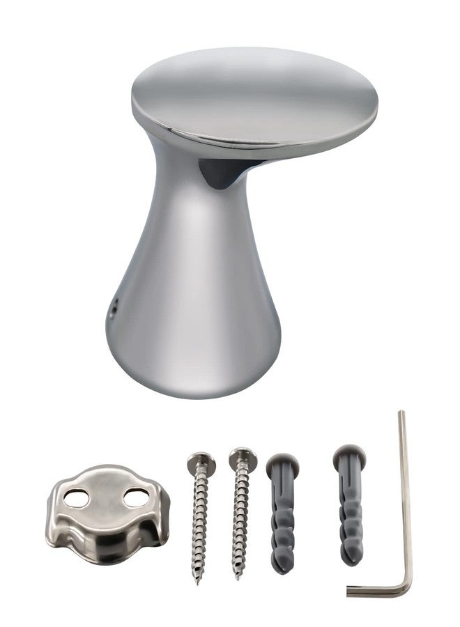 LOWCUS Robe Hook 73835, Solid Metal, Chrome - Image 5
