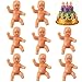 ZZYFGH 48 PCS King Cake Babies 12 Inch Mini Plastic Babies for King Cake Baby Shower My Water Broke Ice Cube Game King Cake Baby for Party Decorations - Image 2