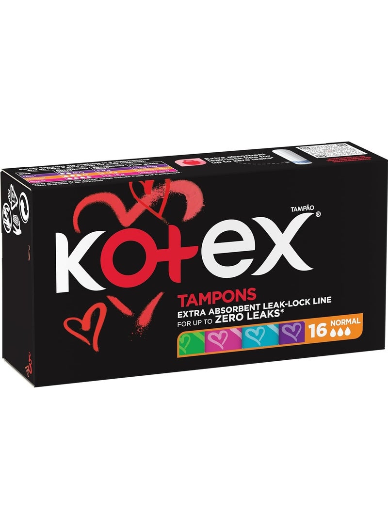 كوتكس غطاء حريري مقاس عادي 16 سدادة قطنية - Image 4