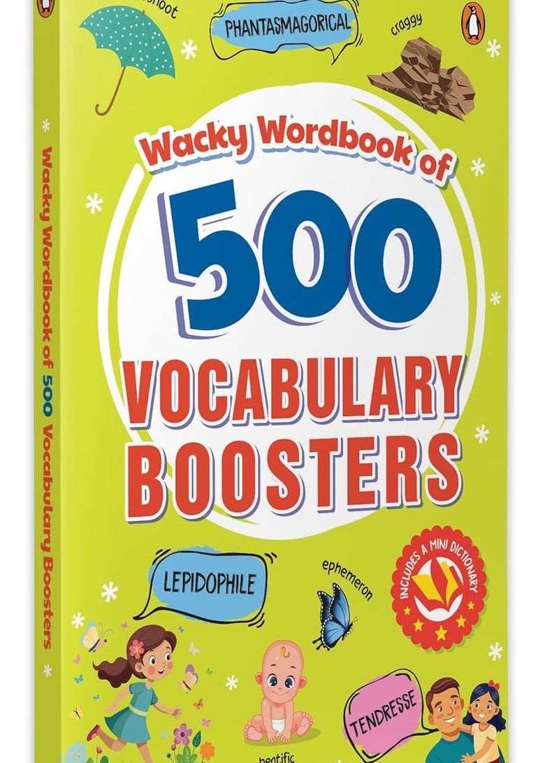 كتاب العمل الغريب من 500 معزز للمفردات: مسرد ملون من الكلمات الفريدة I يأتي مع قاموس مصغر مجاني I بناء مفردات قوية ومهارات لغوية I للأعمار 7 وما فوق