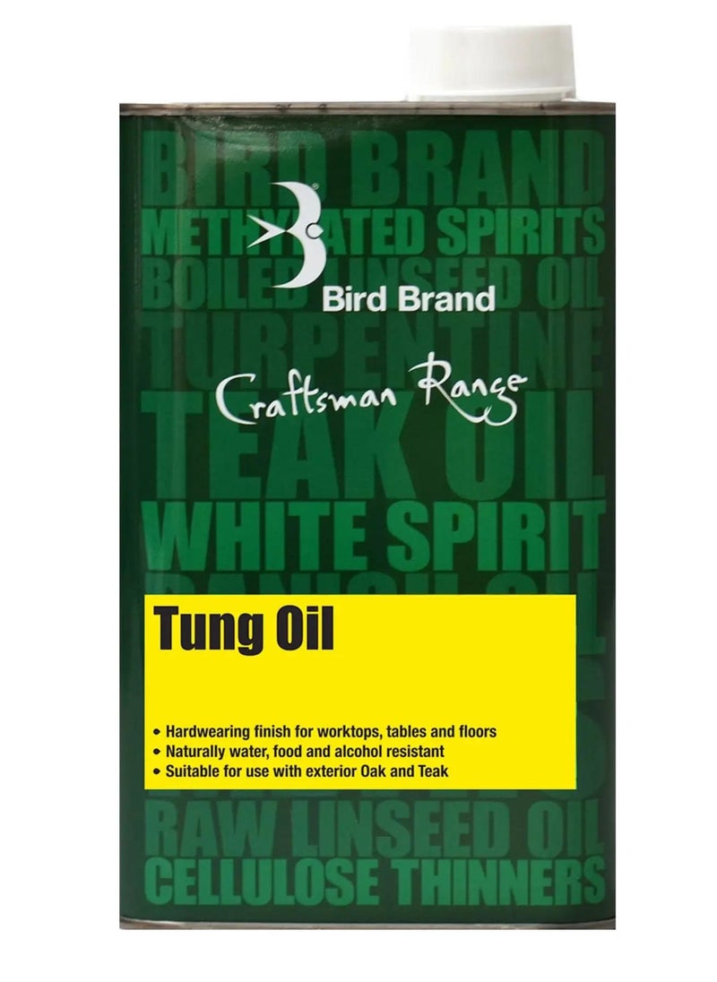 Bird Brand Craftsman Range Tung Oil 1 L  - Image 1