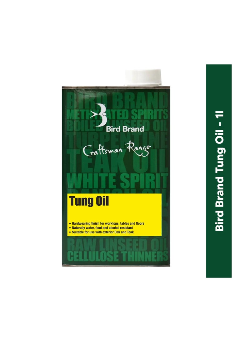 Bird Brand Craftsman Range Tung Oil 1 L  - Image 2