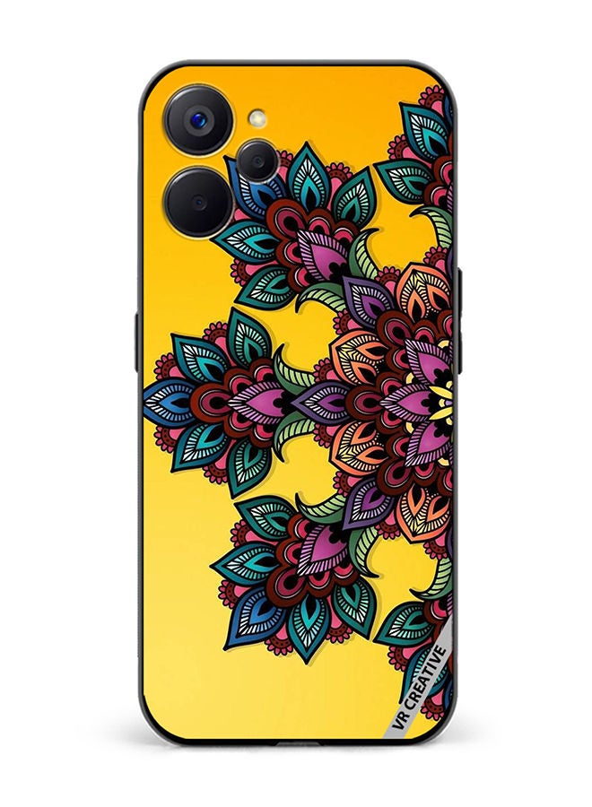 VR CREATIVE Protective Case Cover For Realme 10 5G Mandala Design Multicolour - Image 1