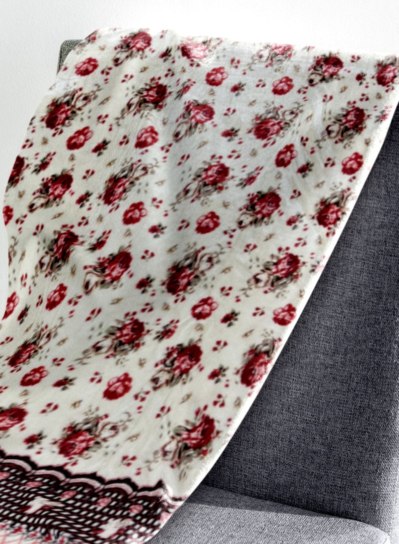 ستارجولد 1 بطانية طبقة واحدة بطانية رويال كلاودي فائقة النعومة ذات جودة أسبانية 160 × 220 سم - Image 5