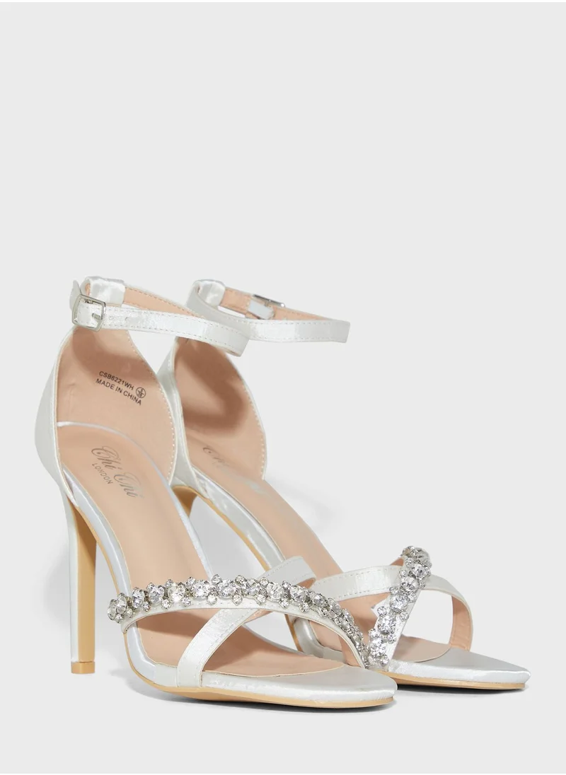 Chi-Chi London Casual High Heel Sandals