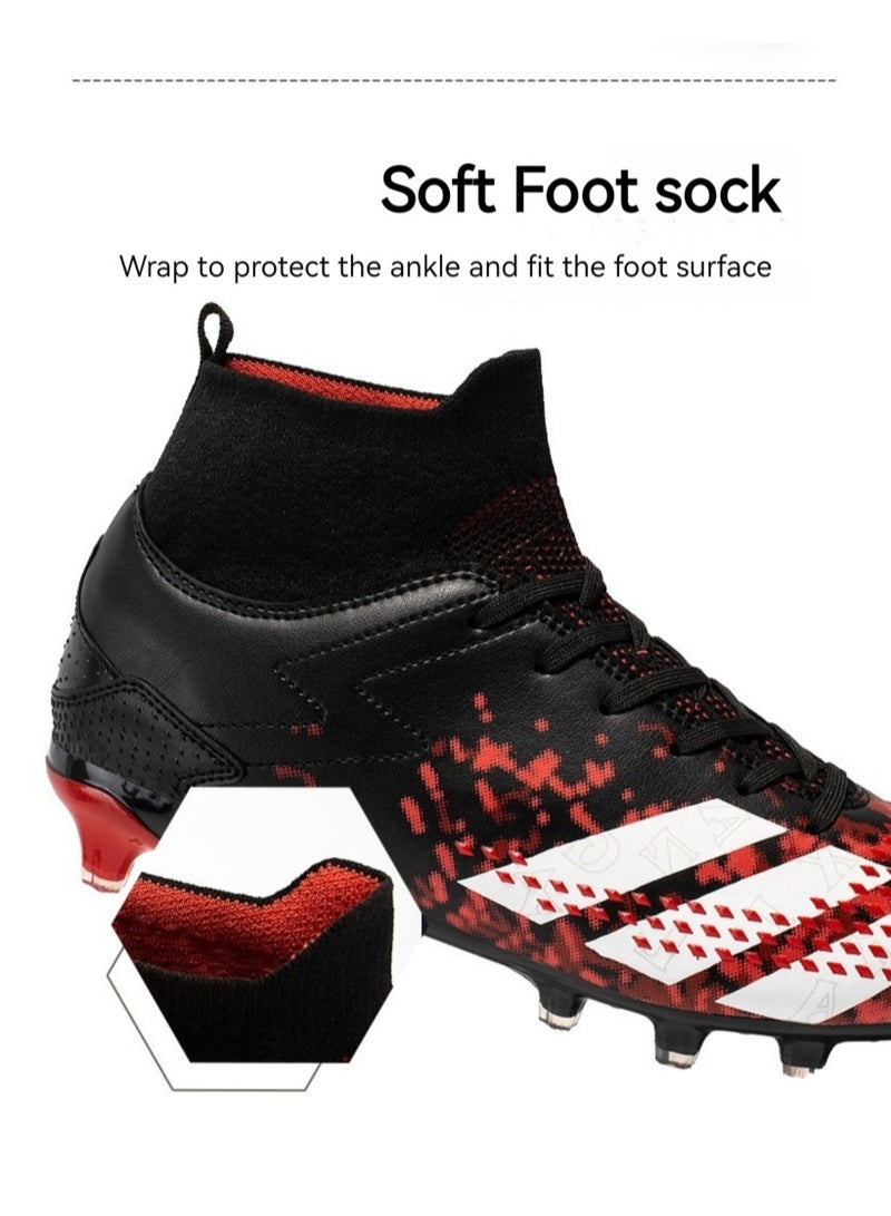 M MIAOYAN M MIAOYAN Fashionable Football Shoes Children's Adult Training Shoes Men's and Women's Competition Football Shoes - Image 4