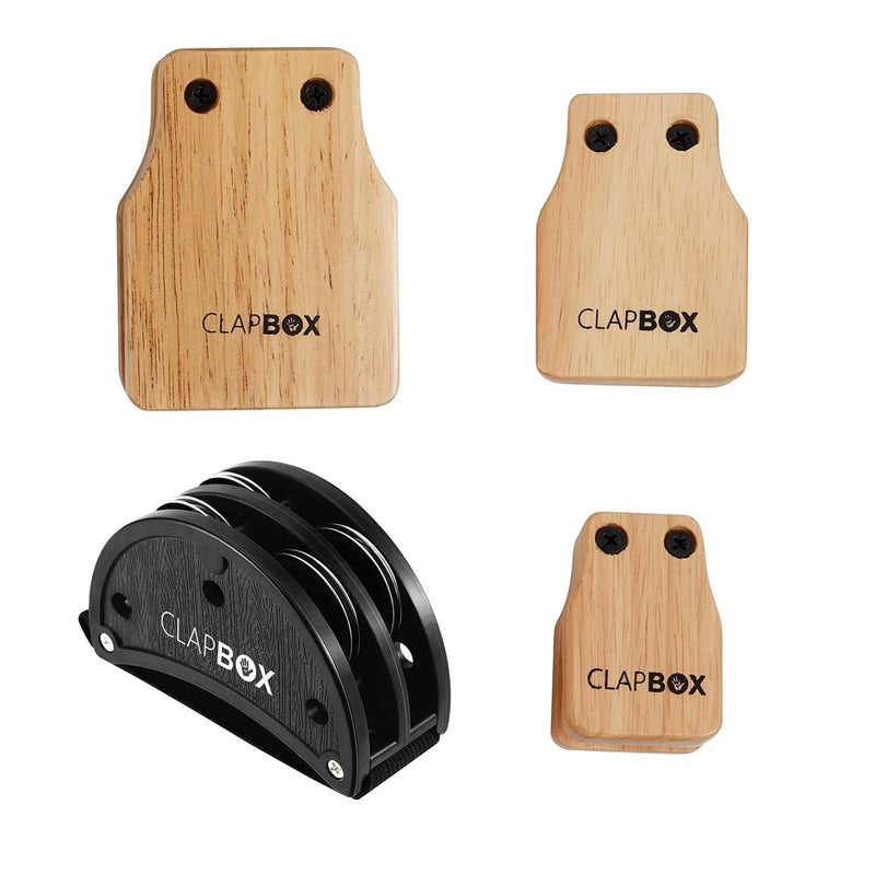 Clapbox Cajon Attachments - Rubber Wood, Set of 4 Attachments (Jingle Pack) - Image 1