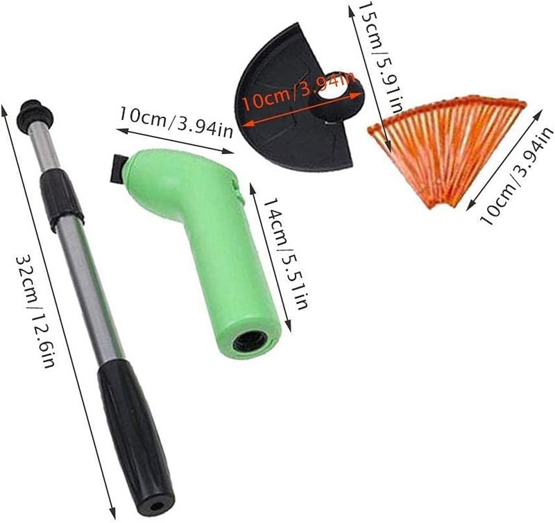 ZYZY Grass Trimmer Handheld| Cordless String Trimmer, Edger Telescopic Grass T Tool for Home Garden Lawn - Image 5
