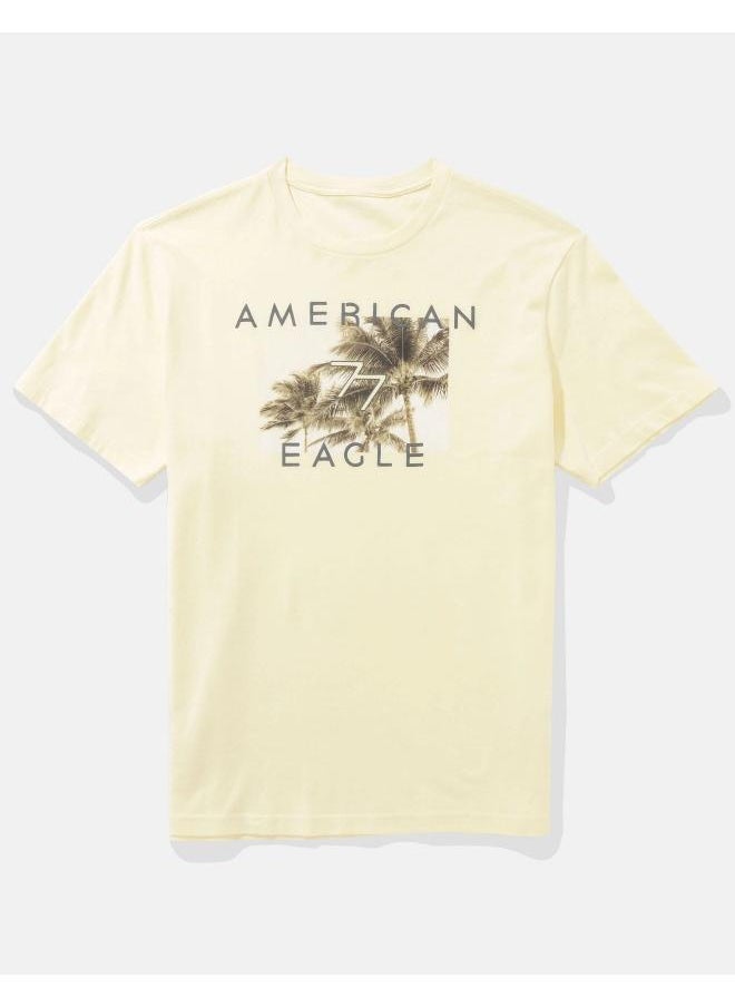 American Eagle - Logo Graphic Crew Neck T-Shirt - Image 1