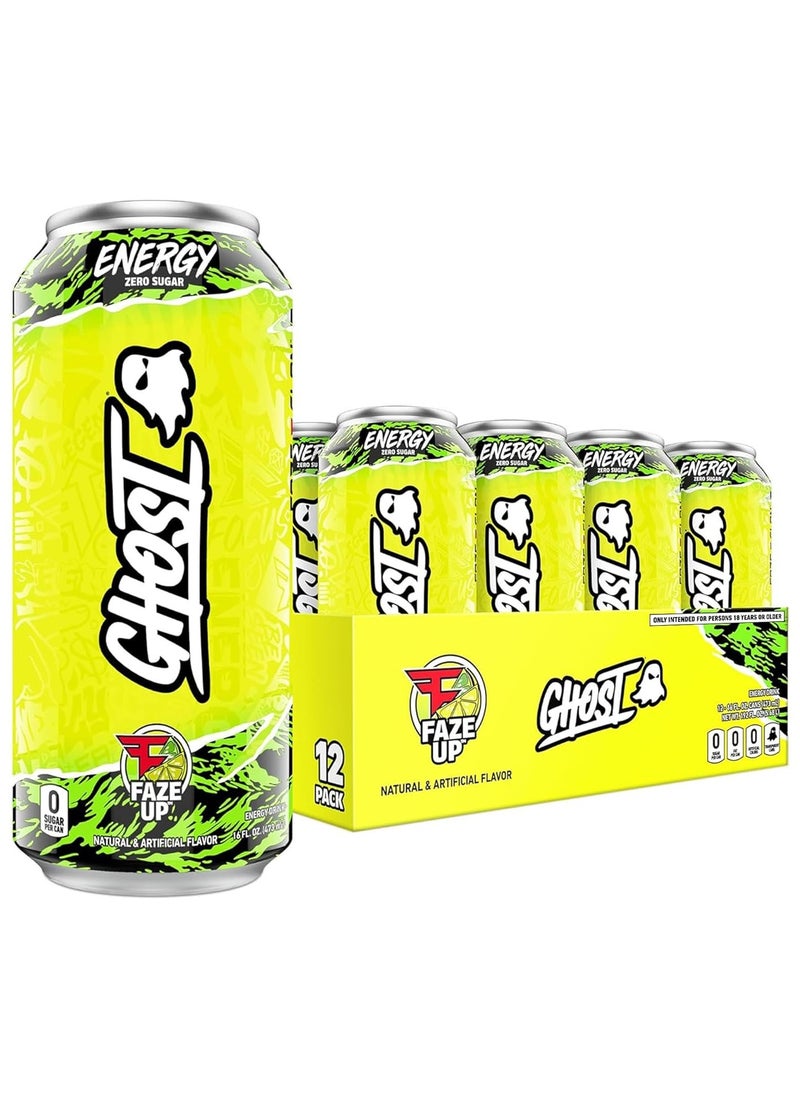 Ghost - Energy Drink Faze Up Flavor 473ml Pack of 12 - Image 1