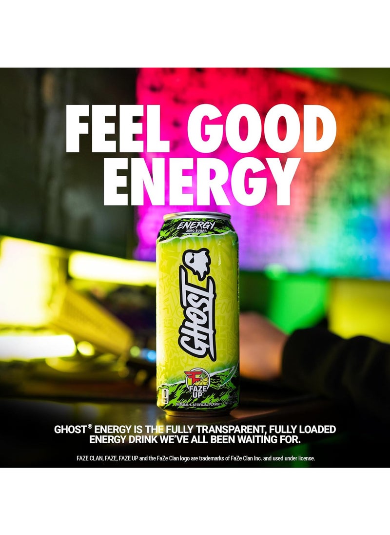 Ghost - Energy Drink Faze Up Flavor 473ml Pack of 12 - Image 1