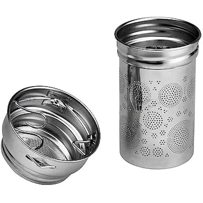 تيلاند فلتر بوروسيليكات فلوتيا ماي لين مع غطاء فلتر للشاي والقهوة والفواكه والماء مانع للتسرب 044 لتر أبيض - Image 5