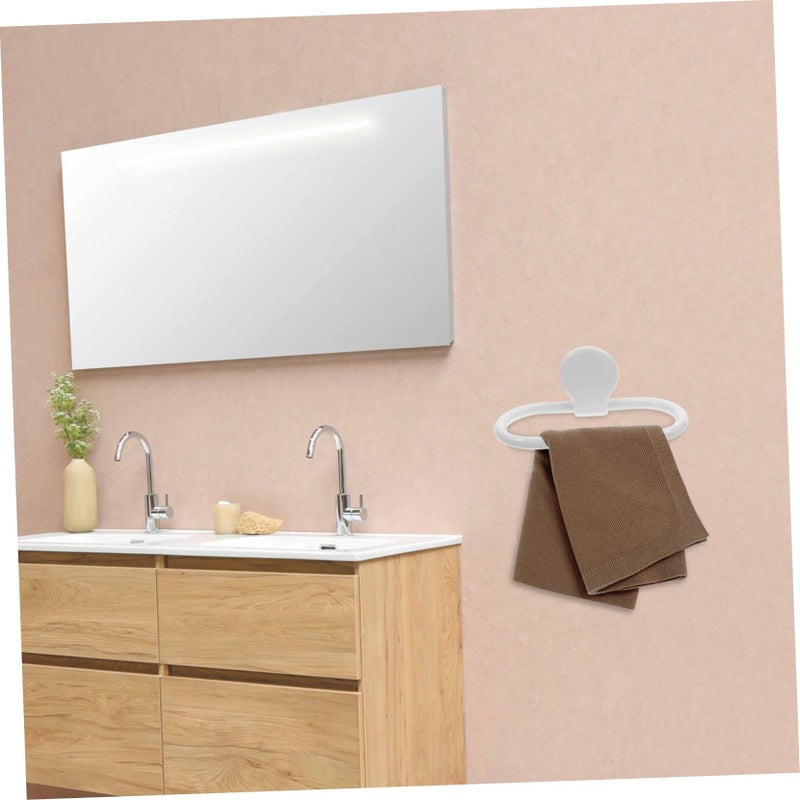 3Pcs Adhesive Towel Holder Wall Mounted For Kitchen Bathroom Quick Installation - Image 5