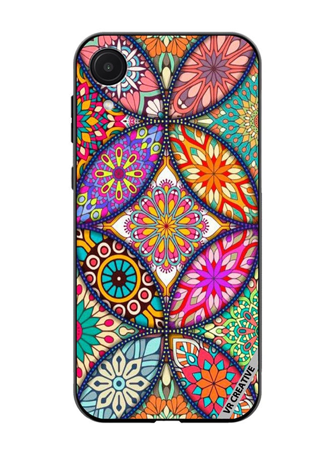 VR CREATIVE Protective Case Cover For Samsung Galaxy A03 Core Mandala Design Multicolour - Image 1