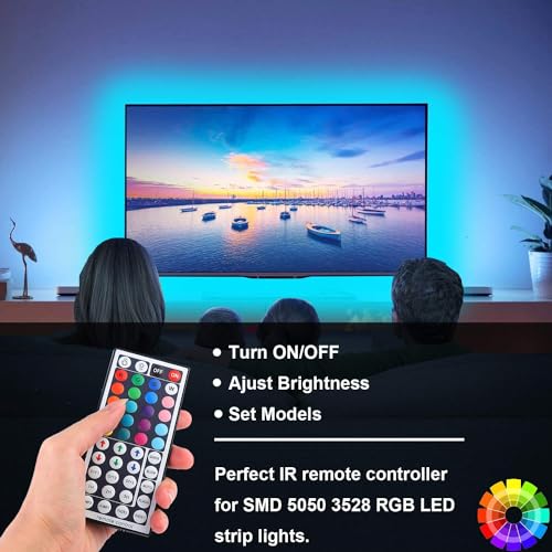 SUPERNIGHT 1-to-3 Remote Controller Dimmer for RGB LED Strip Lights, One Remote Can Control 3pcs Light Strips Synchronously, for SMD 5050 2835 3528 Multi Color Changing Rope Lights (3 Ports) - Image 3
