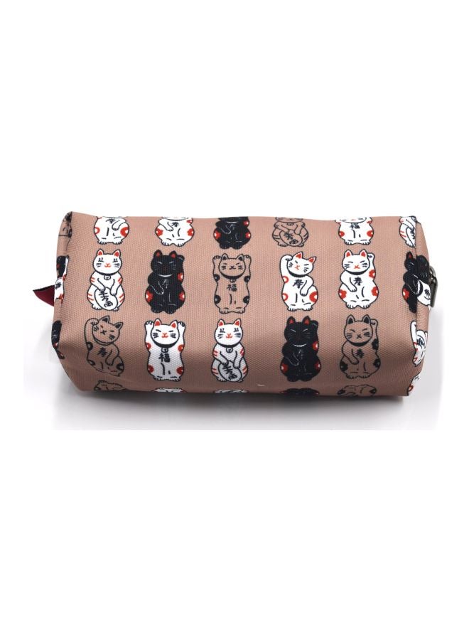 LParkin Lucky Japanese Cat Pencil Case Cute Maneki Neko Cat Pencil Bag Pouch Case Makeup Cosmetic Bag Kawaii Gadget Box Stationary - Image 2