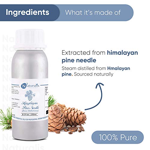 Naturalis Essence of Nature Himalayan Pine Needle Essential Oil for Steaming, Aromatherapy and Relaxation and Diffuser - 250ml - Image 2