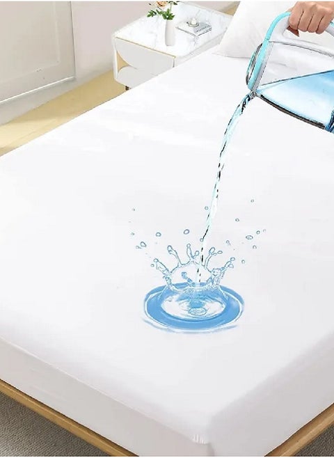 Waterproof Super Mattress Protector Terry Towelling 200X200+30cm