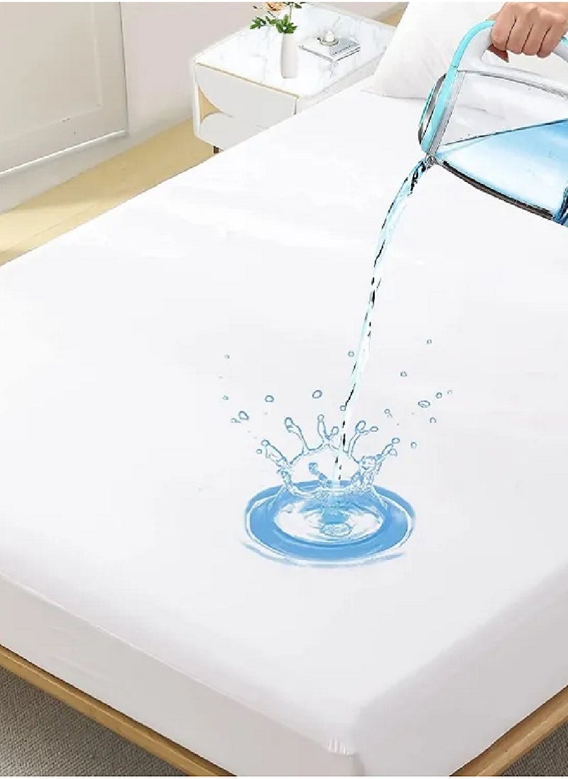 Waterproof Super Mattress Protector Terry Towelling 200X200+30cm