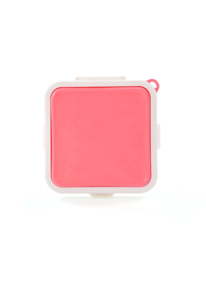 Sandwich Toast Lunch Box Outdoor Portable Lunch Box Student Office Lunch Box Household Lunch Box-Specifications:Red - Image 1