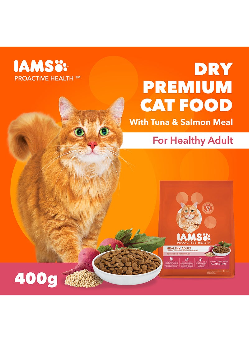 Iams طعام جاف للقطط البالغة الصحي مع التونة والسلمون - Image 2