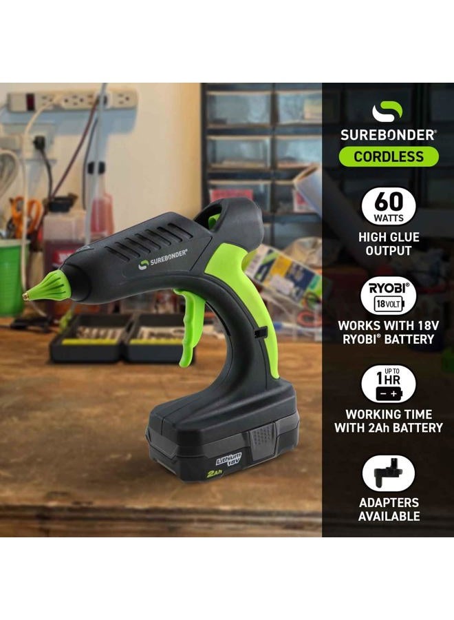 Surebonder PRO2-60 60 Watt 18 Volt Cordless Professional Heavy Duty Full Size Hot Glue Gun - Battery NOT Included - Image 5