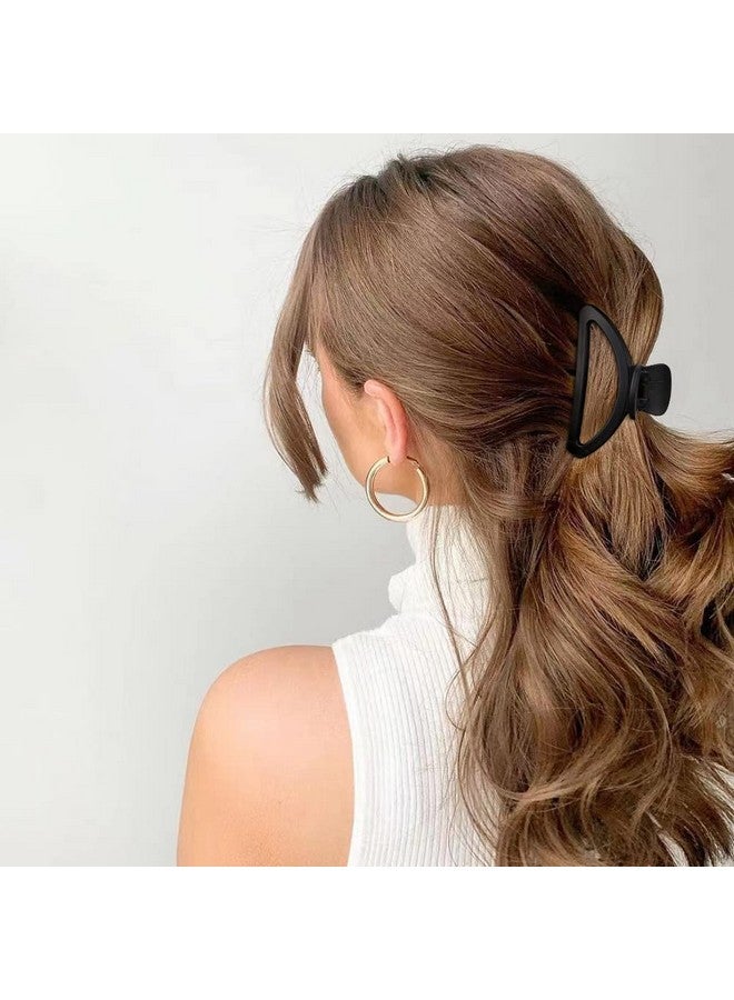 Canitor Hair Clips Set - Neutral Matte Claw Clips for Thin, Medium, and Thick Hair - Cute Semicircle Designs for Women - Image 2