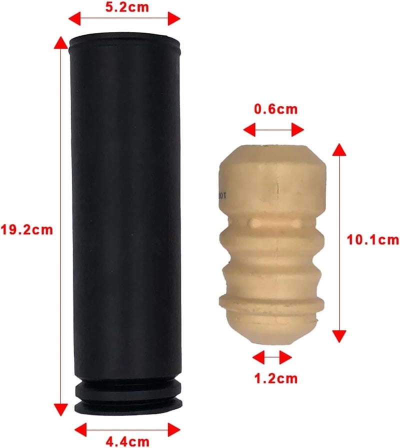 Vuzmode Car Rear Shock Absorber Buffer Rubber Boot Set - Image 2