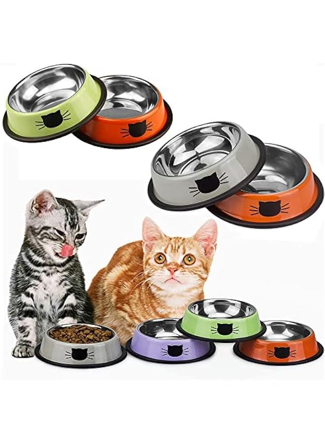 Stainless Steel Non-Slip Pet Bowl for Food and Water (Orange) - Image 3