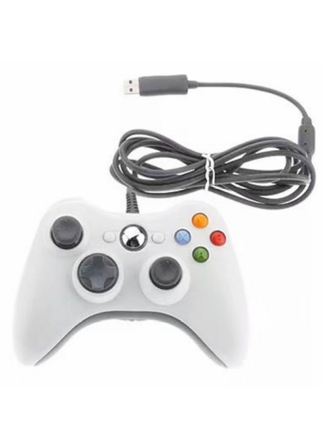 Xbox360 Controller For Pc360tvbox Computer Android Tv Gaming Steam Ps3 Digital Computer Game Controller-Product Color:Xbox360 Host/pc Dedicated Wired (white Bare Metal)